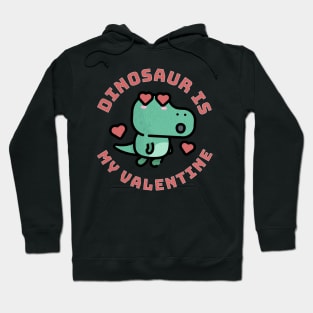 Valentine Dinosaur for Family Hoodie